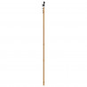 Drzwi przesuwne Naturalny i czarny 83 x 202 cm