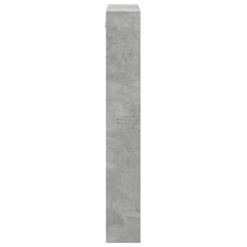 Szafka wisząca, szarość betonu, 50x15x100 cm