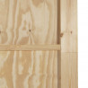 Drzwi przesuwne Naturalne i białe 83 x 202 cm