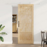 Drzwi przesuwne Naturalne i białe 83 x 211 cm