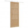 Drzwi przesuwne Naturalne i białe 83 x 211 cm