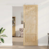 Drzwi przesuwne Naturalne i białe 83 x 232 cm