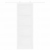 Drzwi przesuwne Biały 83 x 232 cm Lite drewno sosnowe