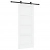 Drzwi przesuwne ORKDAL Biały 83 x 202 cm Lite drewno sosnowe