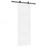 Drzwi przesuwne ORKDAL Biały 83 x 232 cm Lite drewno sosnowe