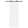 Drzwi przesuwne ORKDAL Biały 83 x 232 cm Lite drewno sosnowe