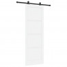Drzwi przesuwne ORKDAL Biały 83 x 232 cm Lite drewno sosnowe