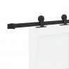 Drzwi przesuwne ORKDAL Biały 83 x 232 cm Lite drewno sosnowe