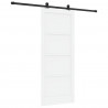 Drzwi przesuwne ORKDAL Biały 83 x 202 cm Lite drewno sosnowe