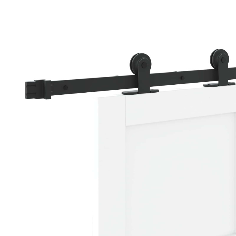 Drzwi przesuwne ORKDAL Biały 83 x 202 cm Lite drewno sosnowe