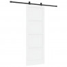 Drzwi przesuwne ORKDAL Biały 83 x 232 cm Lite drewno sosnowe