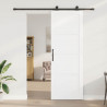 Drzwi przesuwne ORKDAL Biały 83 x 232 cm Lite drewno sosnowe