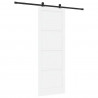 Drzwi przesuwne ORKDAL Biały 83 x 232 cm Lite drewno sosnowe