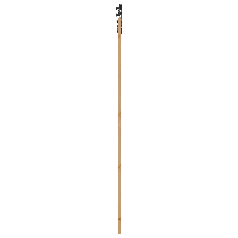 Drzwi przesuwne Naturalny i czarny 83 x 232 cm