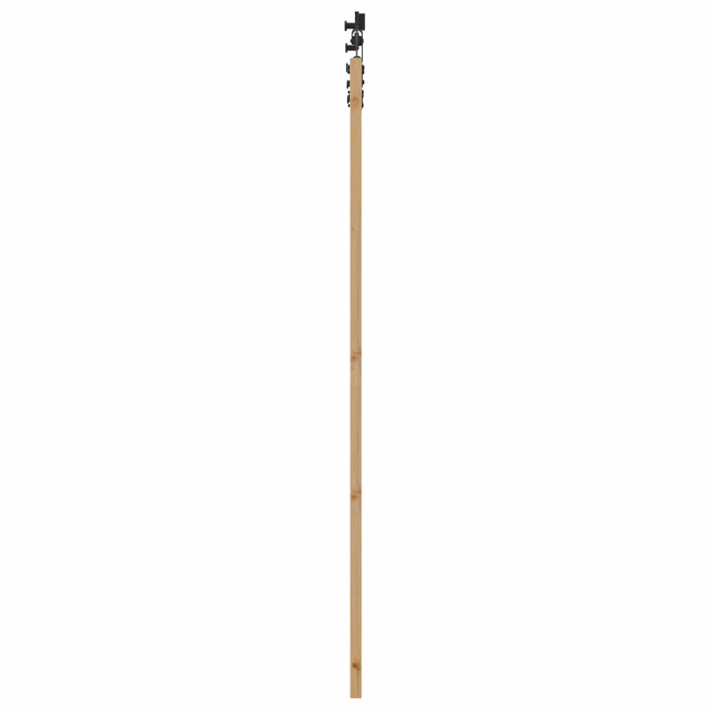 Drzwi przesuwne Naturalny i czarny 86 x 211 cm