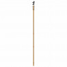 Drzwi przesuwne Naturalny i czarny 86 x 211 cm