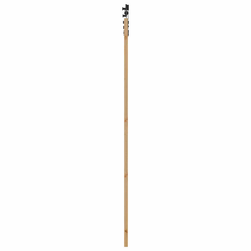 Drzwi przesuwne Naturalny i czarny 83 x 232 cm