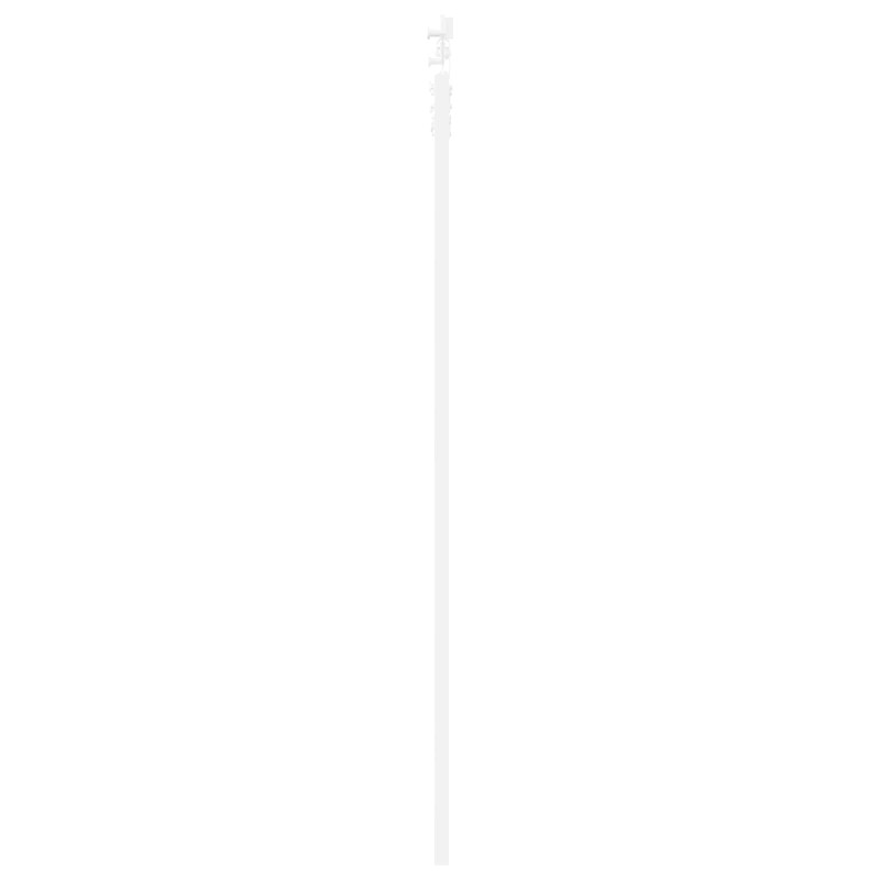Drzwi przesuwne Biały 83 x 202 cm Lite drewno sosnowe