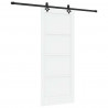 Drzwi przesuwne ORKDAL Biały 83 x 202 cm Lite drewno sosnowe