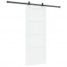 Drzwi przesuwne ORKDAL Biały 83 x 202 cm Lite drewno sosnowe