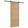 Drzwi przesuwne ORKDAL Naturalny i czarny 83 x 202 cm