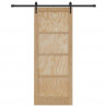 Drzwi przesuwne ORKDAL Naturalny i czarny 83 x 211 cm