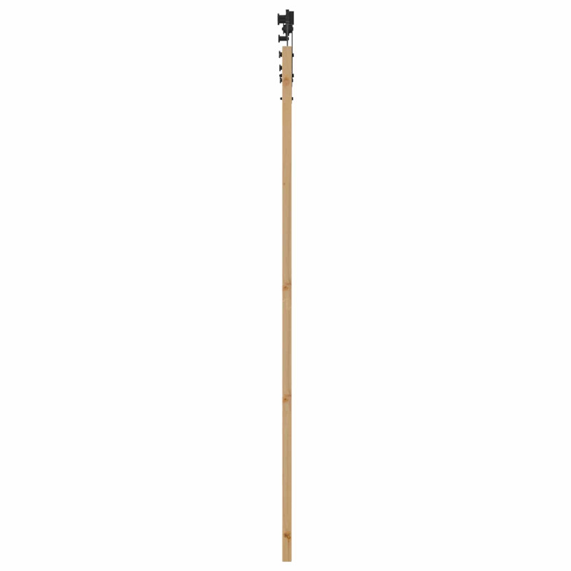 Drzwi przesuwne ORKDAL Naturalny i czarny 83 x 211 cm