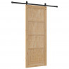 Drzwi przesuwne ORKDAL Naturalny i czarny 83 x 211 cm