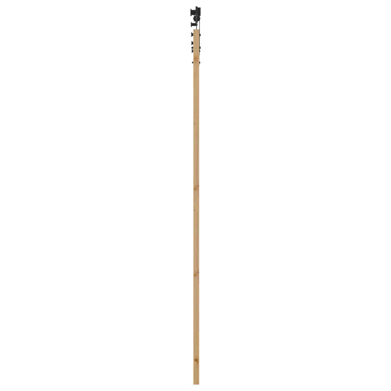 Drzwi przesuwne ORKDAL Naturalny i czarny 83 x 232 cm