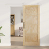 Drzwi przesuwne ORKDAL Naturalne i białe 83 x 202 cm