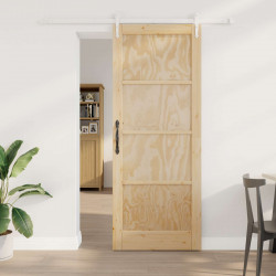 Drzwi przesuwne ORKDAL Naturalne i białe 83 x 211 cm
