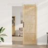 Drzwi przesuwne ORKDAL Naturalne i białe 83 x 232 cm
