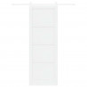 Drzwi przesuwne ORKDAL Biały 83 x 232 cm Lite drewno sosnowe