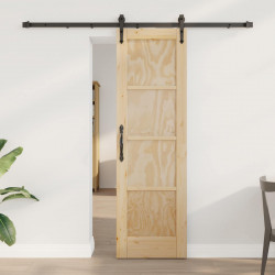 Drzwi przesuwne ORKDAL Naturalny i czarny 61 x 198,5 cm
