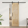 Drzwi przesuwne ORKDAL Naturalny i czarny 61 x 198,5 cm