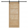 Drzwi przesuwne ORKDAL Naturalny i czarny 83 x 202 cm