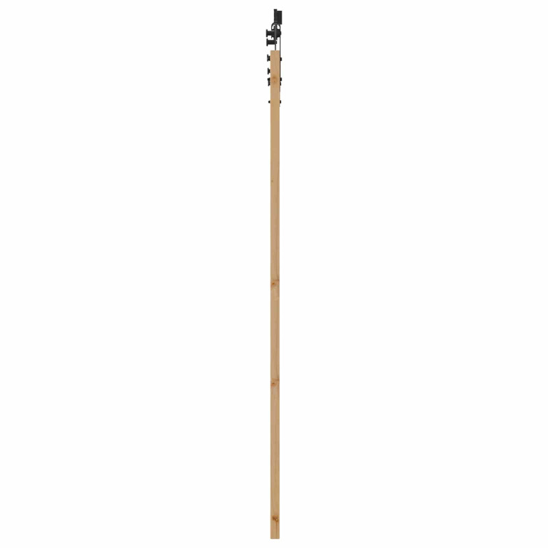 Drzwi przesuwne ORKDAL Naturalny i czarny 83 x 202 cm