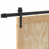Drzwi przesuwne ORKDAL Naturalny i czarny 83 x 202 cm