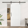 Drzwi przesuwne ORKDAL biały i czarny 83 x 202 cm