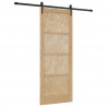Drzwi przesuwne ORKDAL Naturalny i czarny 83 x 211 cm