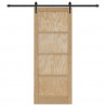 Drzwi przesuwne ORKDAL Naturalny i czarny 83 x 211 cm