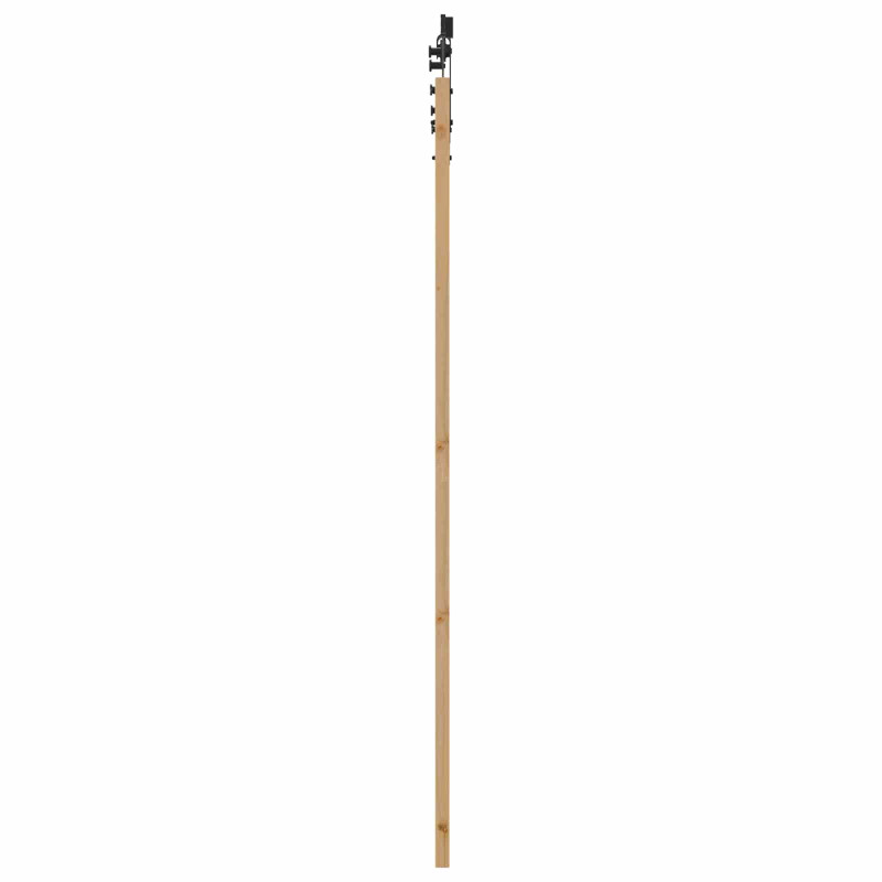 Drzwi przesuwne ORKDAL Naturalny i czarny 83 x 211 cm