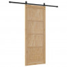 Drzwi przesuwne ORKDAL Naturalny i czarny 83 x 211 cm