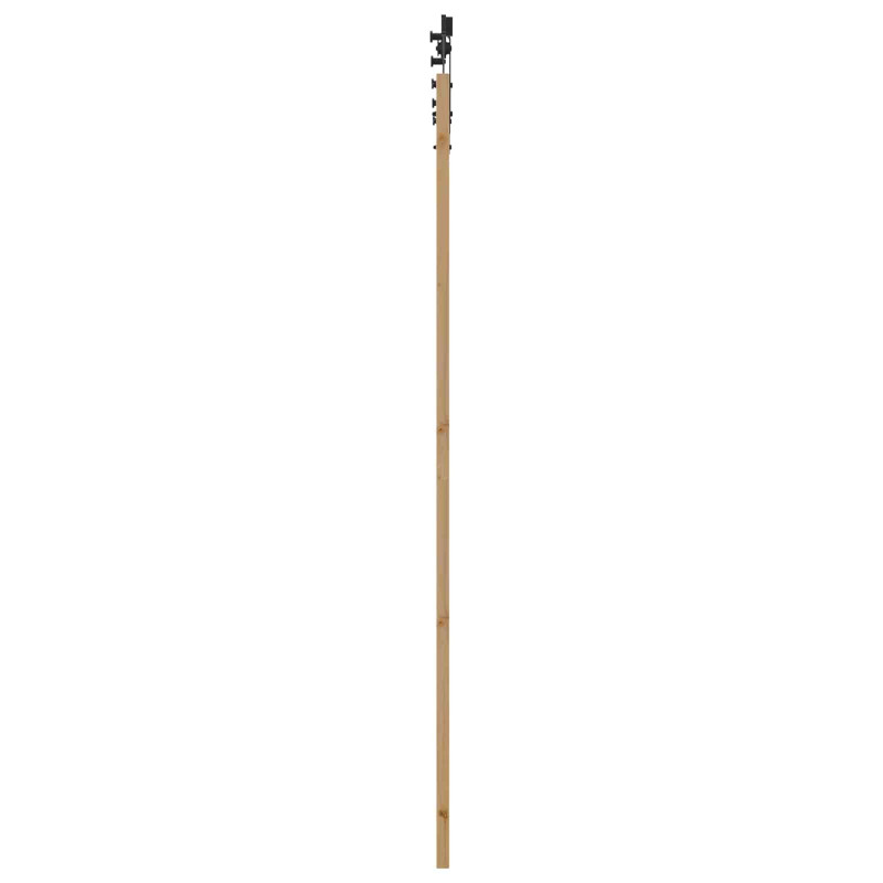 Drzwi przesuwne ORKDAL Naturalny i czarny 83 x 232 cm