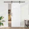 Drzwi przesuwne ORKDAL biały i czarny 83 x 232 cm