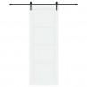 Drzwi przesuwne ORKDAL biały i czarny 83 x 232 cm