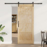 Drzwi przesuwne ORKDAL Naturalny i czarny 86 x 211 cm