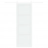 Drzwi przesuwne ORKDAL Biały 83 x 232 cm Lite drewno sosnowe