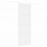 Drzwi przesuwne ORKDAL Biały 83 x 232 cm Lite drewno sosnowe