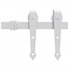 Drzwi przesuwne ORKDAL Biały 83 x 232 cm Lite drewno sosnowe